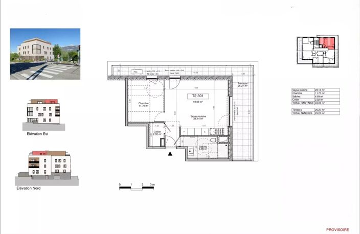A VENDRE - APPARTEMENT T2 NEUF VILLARD-BONNOT — photo 4