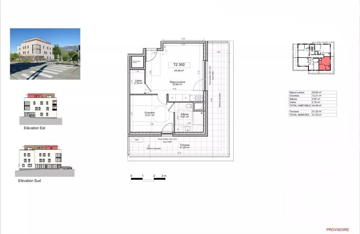 A VENDRE - APPARTEMENT T2 NEUF VILLARD-BONNOT — photo 5