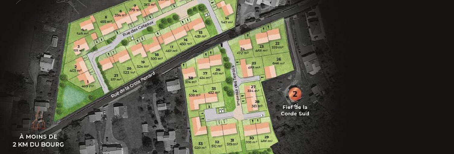 Terrain  379 m² à vendre à Brem-sur-Mer (85470)