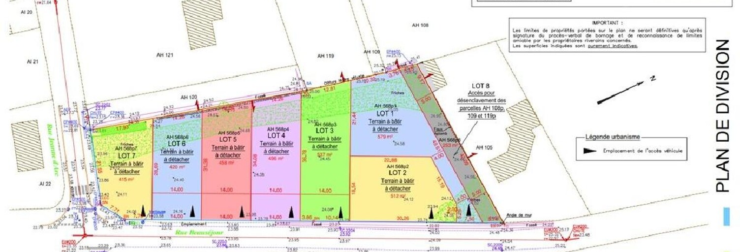 Terrain  579 m² à vendre à Brem-sur-Mer (85470)