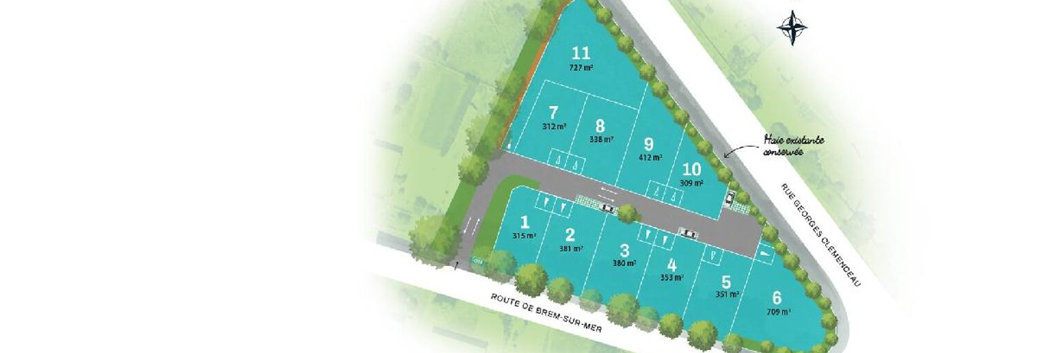 Terrain  380 m² à vendre à Les Achards (85150)