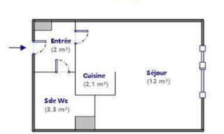 Appartement 1 Pièce 20 m² à vendre à Marseille 5 (13005)