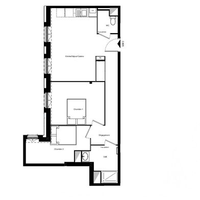 Appartement 3 pièces 218000 €