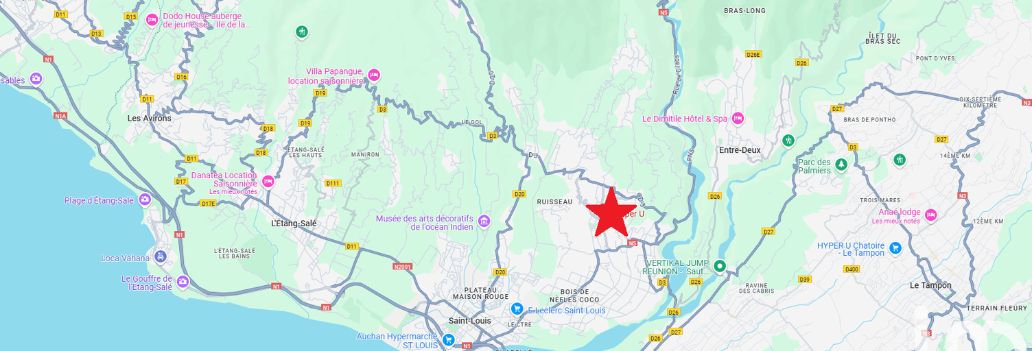 Terrain  319 m² à vendre à Saint-Louis (97421)