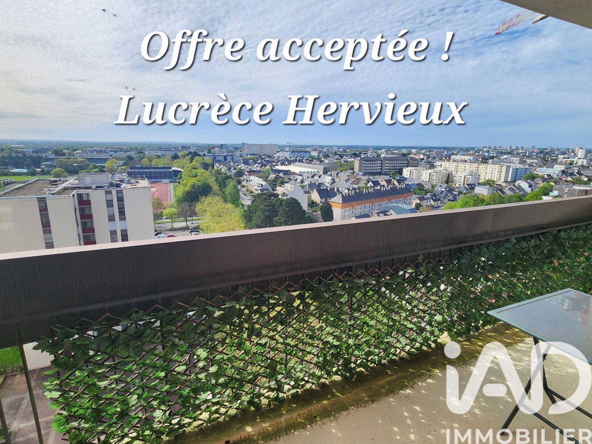 Rennes - 46m² - 2p. - 1ch.