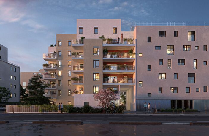 Vente programme neuf T3, T4 66 à 84 m² Villeurbanne (69100) — photo 2