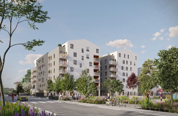 Vente programme neuf T3, T4 66 à 84 m² Villeurbanne (69100) — photo 3
