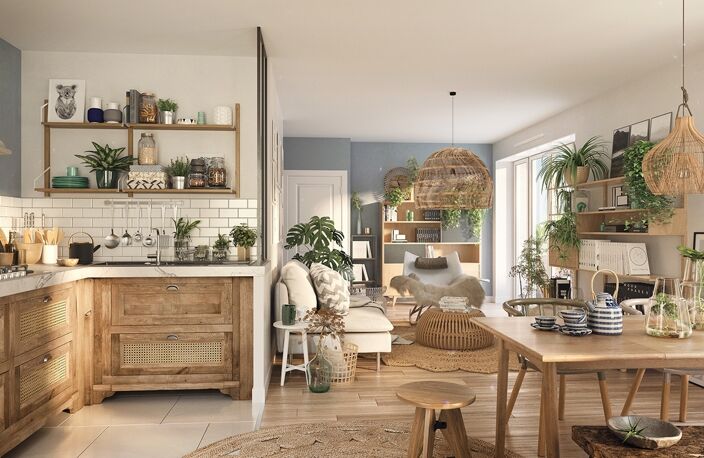Vente programme neuf T3, T4 66 à 84 m² Villeurbanne (69100) — photo 5