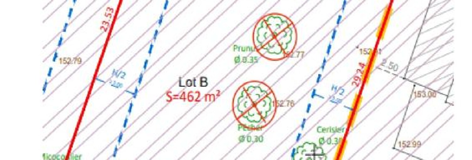 Terrain  462 m² à vendre à Toulouse (31100)