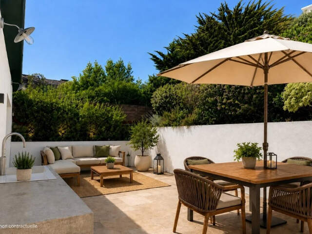 BIARRITZ - CHARMANTE MAISON - QUARTIER BEAURIVAGE- PLAGE A PIED-PROXIMITE COMMERCES — photo du bien