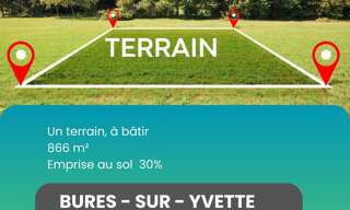 Terrain  866 m² à vendre à Bures-sur-Yvette (91440)