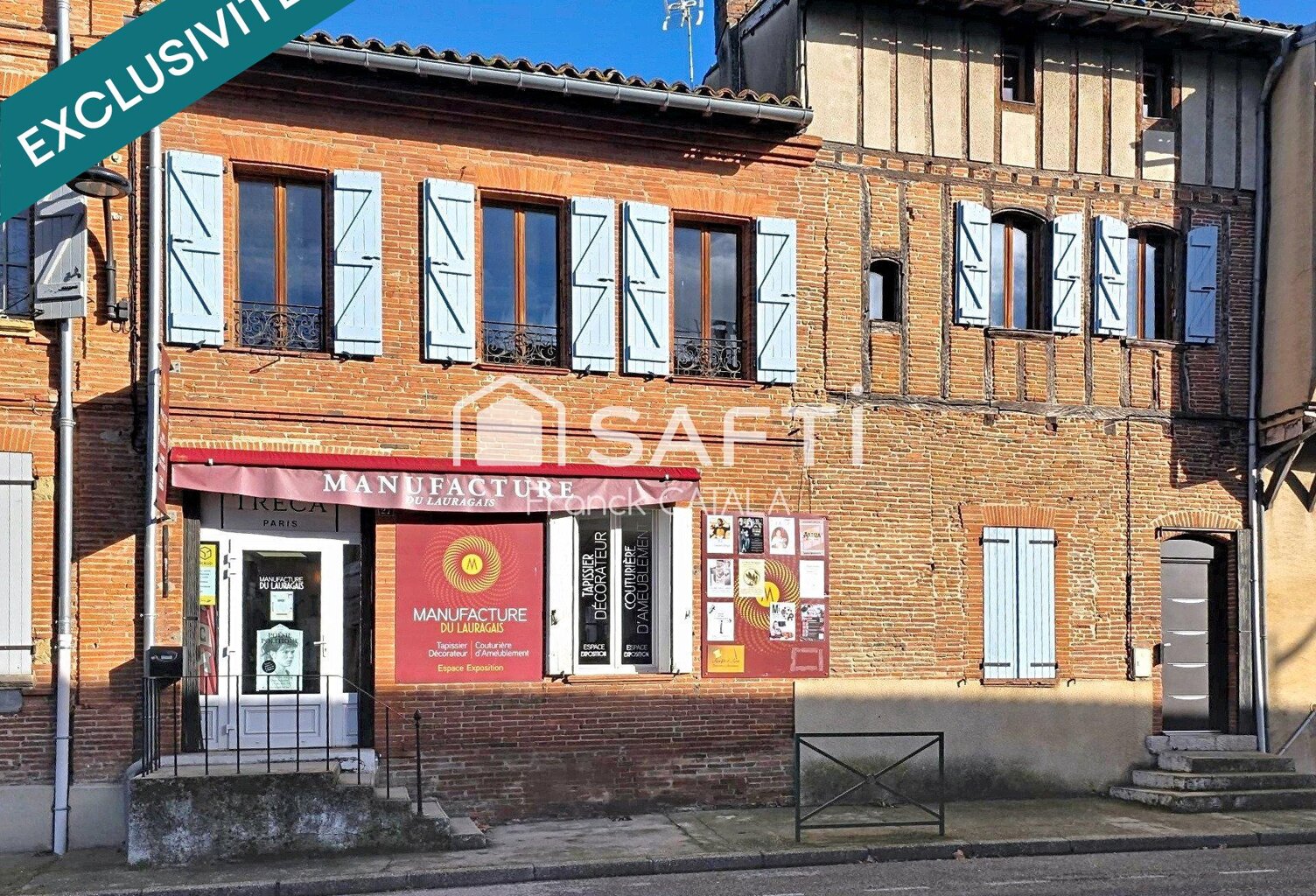 Grand local commercial libre avec logement — photo 1