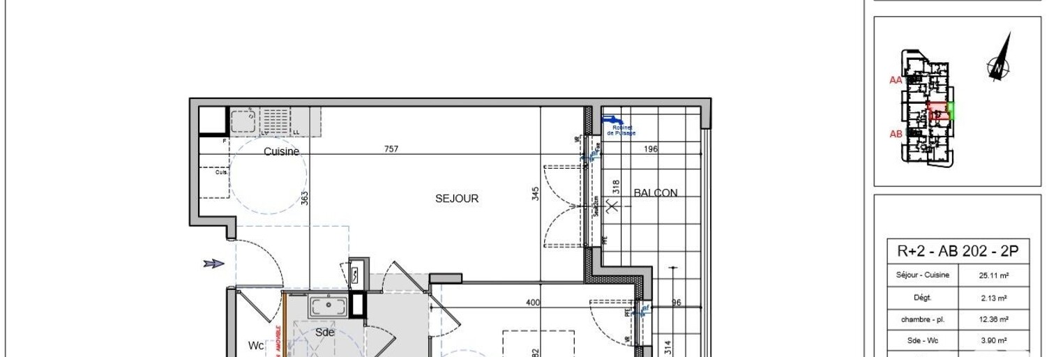 Appartement 2 Pièces 46 m² à vendre à Antibes (06600)