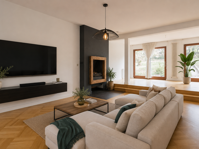 GRANDE MAISON FAMILIALE EN PLEIN CENTRE VILLE AVEC JARDIN — photo du bien