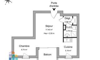 Appartement 1 Pièce 34 m² à louer à Hennebont (56700)