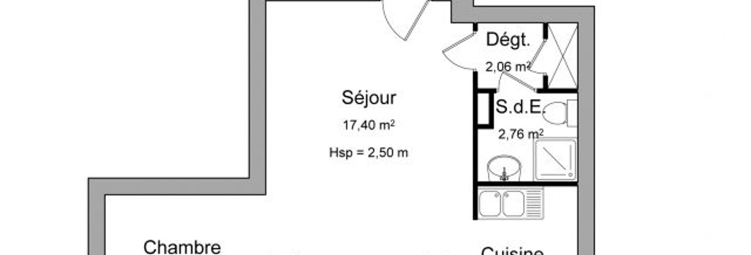 Appartement 1 Pièce 34 m² à louer à Hennebont (56700)