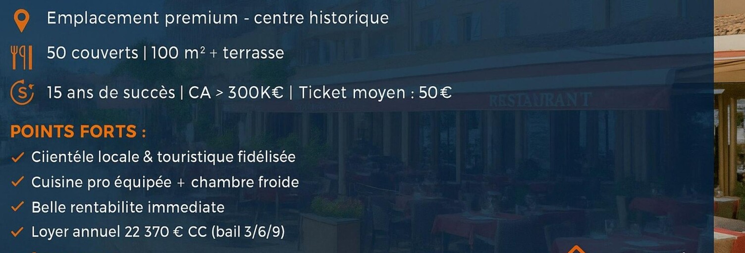 Commerce  100 m² à vendre à Sainte-Maxime (83120)