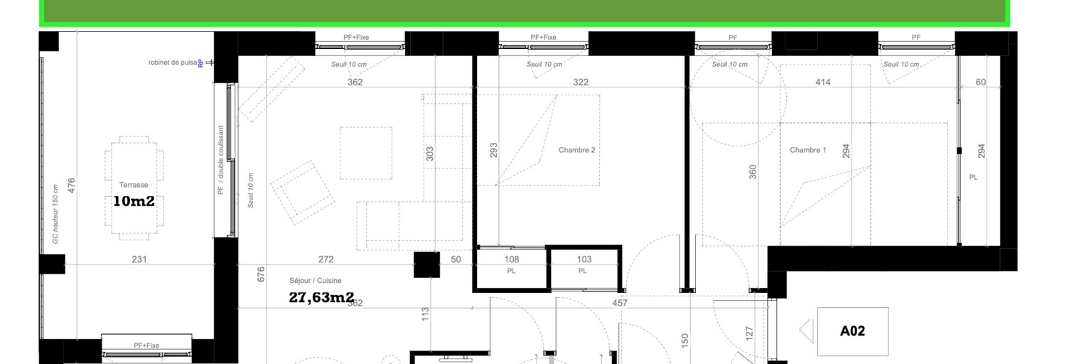 Appartement  65 m² à vendre à Ferney-Voltaire (01210)