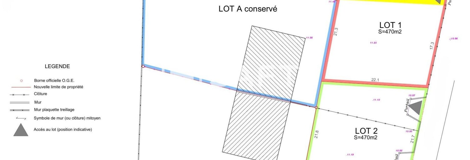Terrain  470 m² à vendre à Parempuyre (33290)