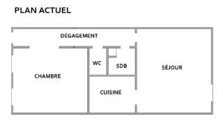 Appartement 2 Pièces 53 m² à vendre à Bordeaux (33000)