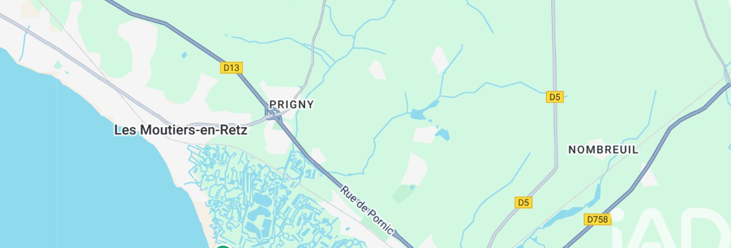 Terrain  1098 m² à vendre à Les Moutiers-en-Retz (44760)