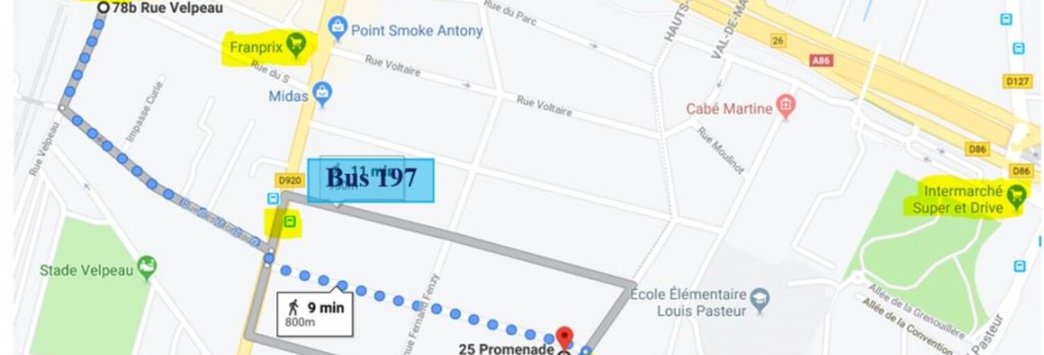 Appartement 1 Pièce 12 m² à louer à Antony (92160)