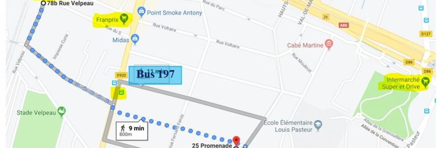 Appartement 1 Pièce 12 m² à louer à Antony (92160)