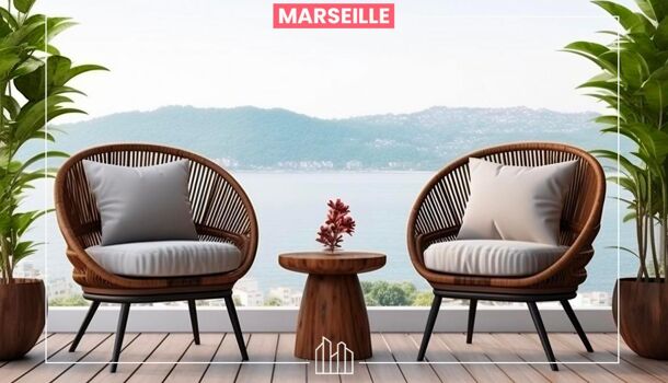 Appartement 4 pièces  à vendre Marseille 15eme 13015