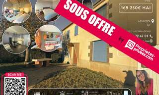 Maison 6 Pièces 100 m² à vendre à Champs (63440)