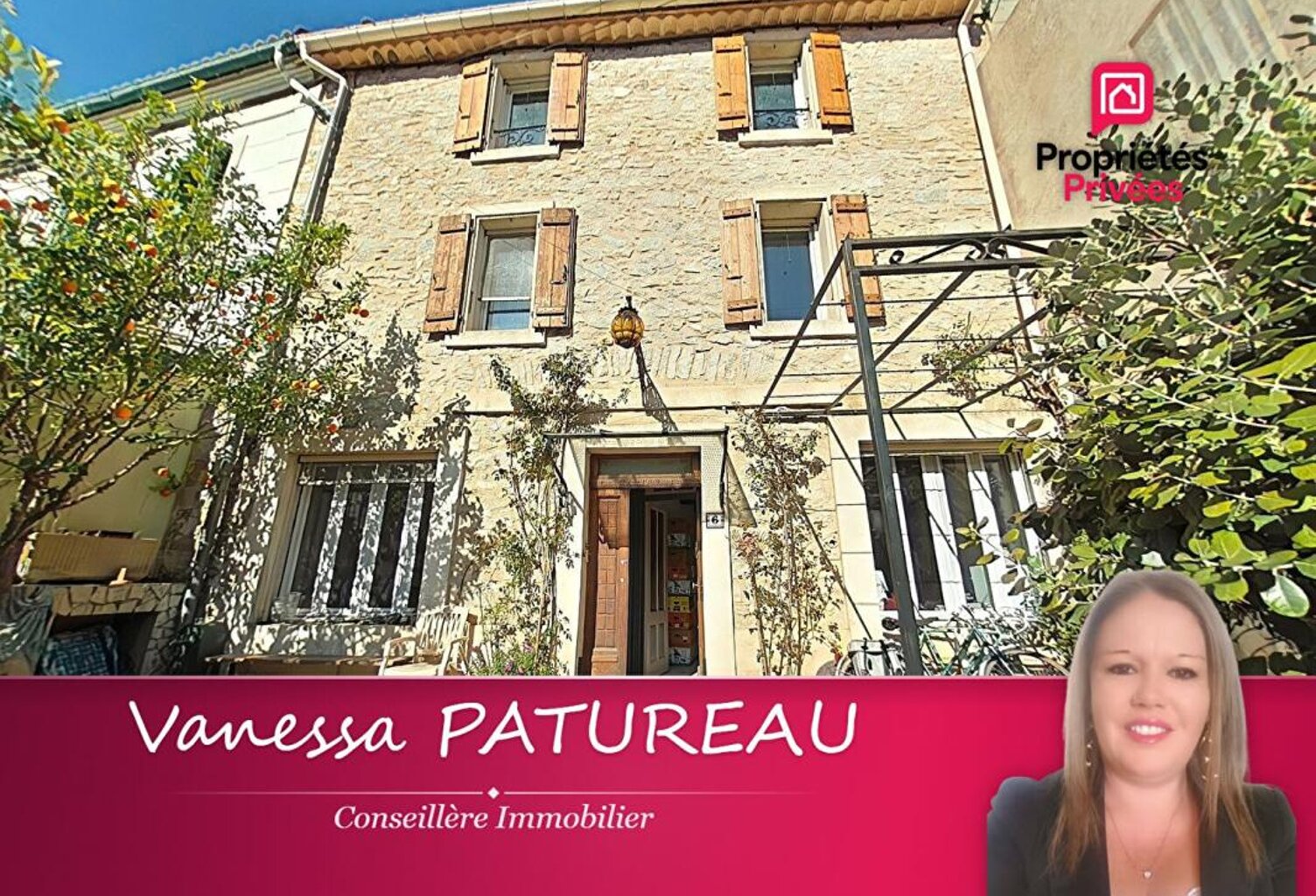Maison Bize Minervois 7 pièce(s) 180 m2 avec cour et garage — photo 1