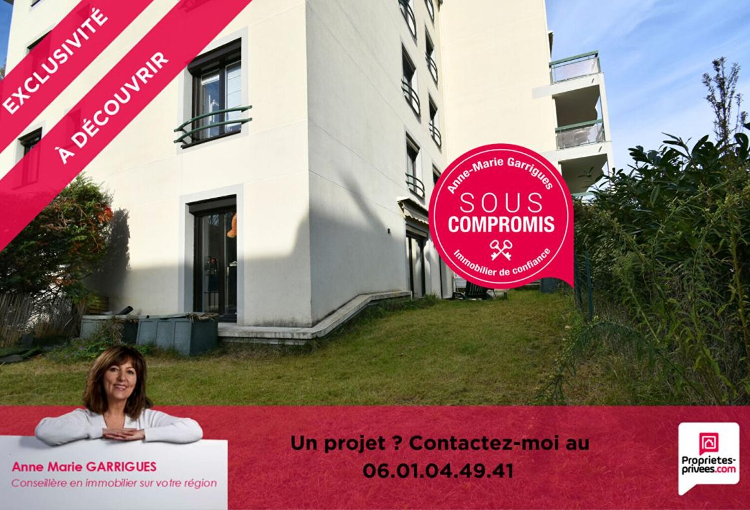 T2 avec jardin 100 m² - Résidence  les Tassines - TASSIN — photo 1
