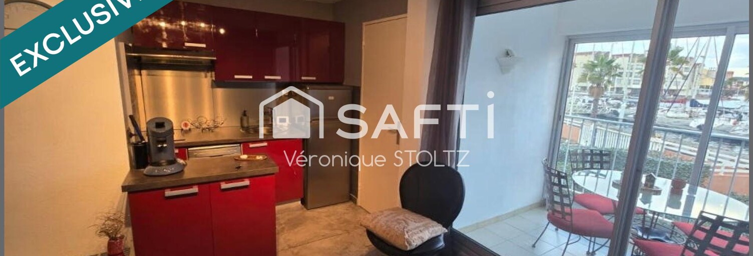 Appartement 1 Pièce 25 m² à vendre à Gruissan (11430)