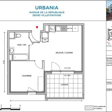Appartement 2 pièces 650 €