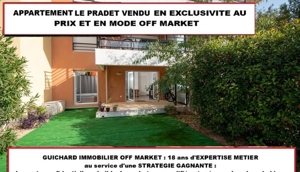 Appartement 2 pièces  à vendre Pradet (Le) 83220