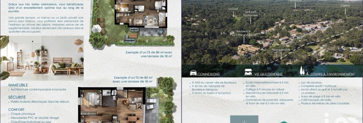 Maison 4 Pièces 65 m² à vendre à Lacanau (33680)