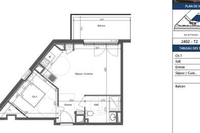 Appartement 2 pièces 177000 €