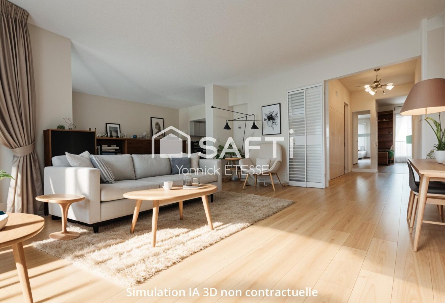 Appartement 4 pièces, deux chambres possibilité trois, parking en sous-sol et cave ! — photo 1