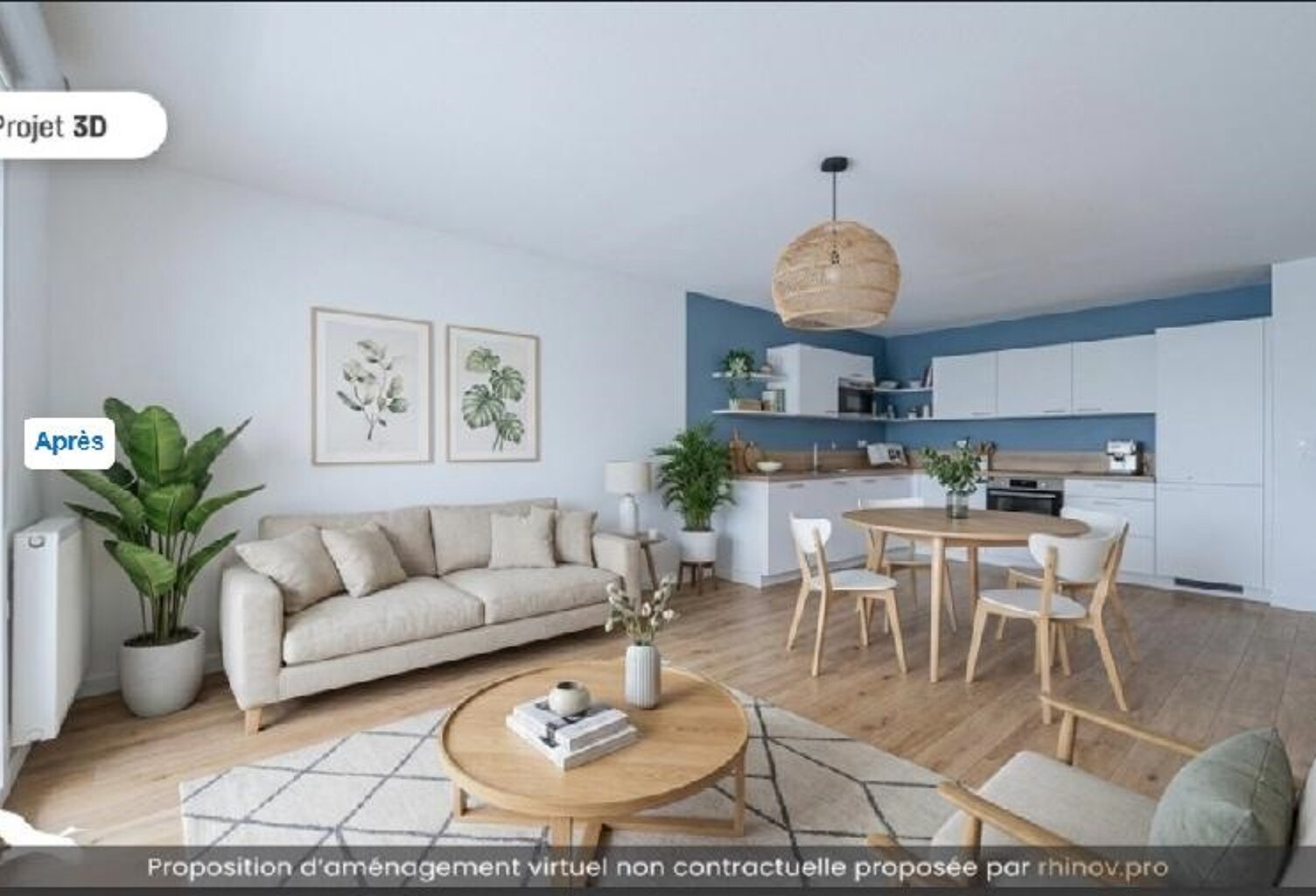 Appartement de 3 pièces principales — photo 1