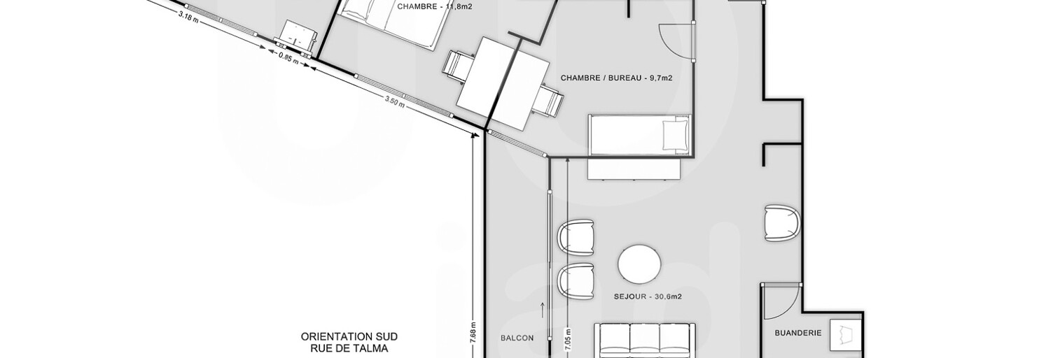 Appartement 4 Pièces 98 m² à vendre à Paris 16 (75016)