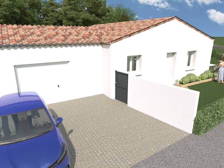 À vendre :  Maison + Terrain Plain-Pied 3 chambres à Pont-de-Barret (26160) — photo 1