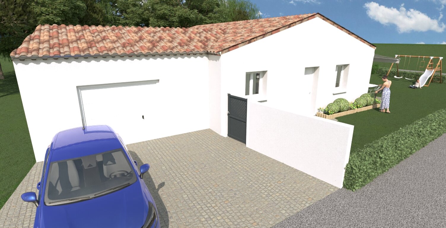 À vendre :  Maison + Terrain Plain-Pied 3 chambres à Pont-de-Barret (26160) — photo 1
