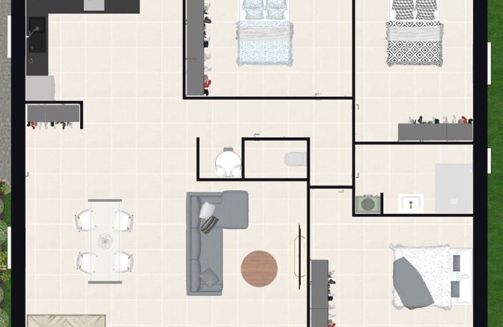 À vendre :  Maison + Terrain Plain-Pied 3 chambres à Pont-de-Barret (26160) — photo 3