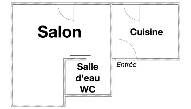 Appartement 1 pièces  à vendre Marseille 6eme 13006