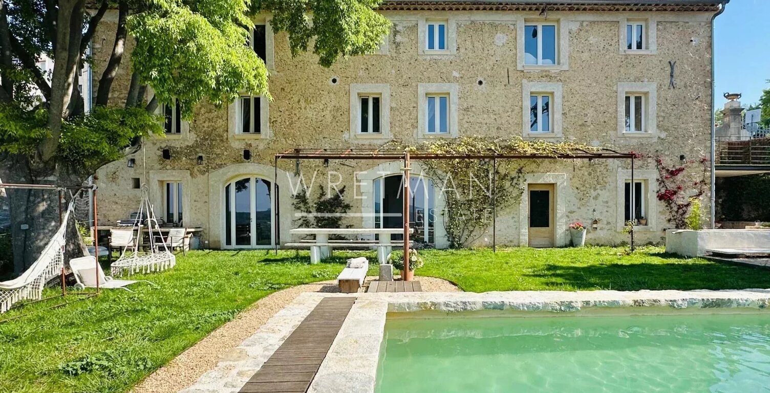 Ancien mas rénové avec vue village à pied - Fayence — photo 1