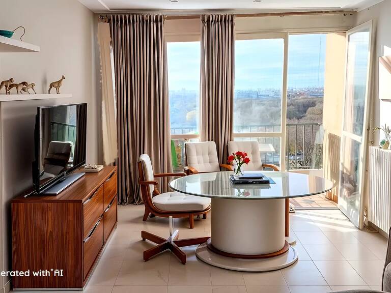 VILLENEUVE-LA-GARENNE, 2 PIÈCES AVEC VUE PANORAMIQUE VENTE EN VIAGER OCCUPÉ — photo 1