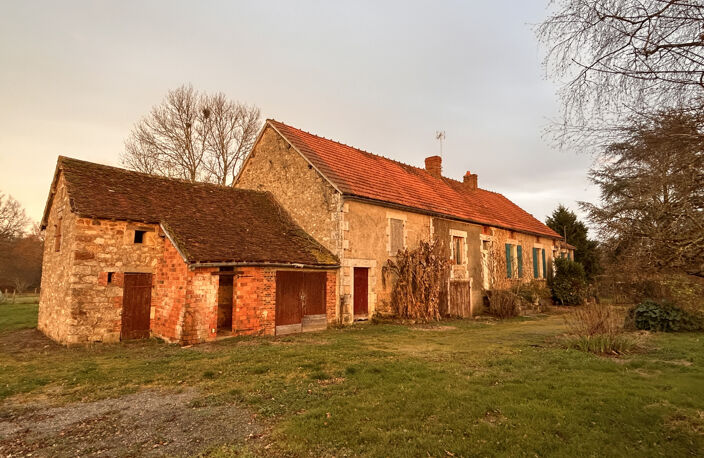 A VENDRE - Longère 5 pièces plain pied à Dunet (36310) — photo 3