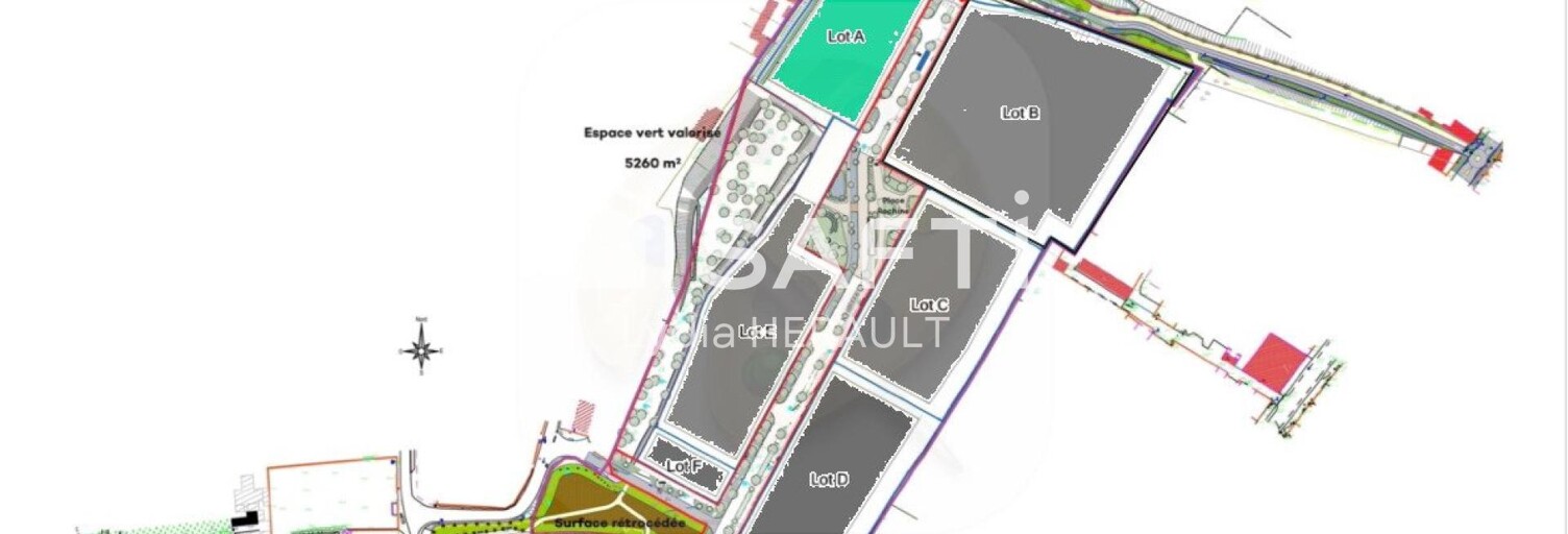 Terrain  5360 m² à vendre à Gond-Pontouvre (16160)