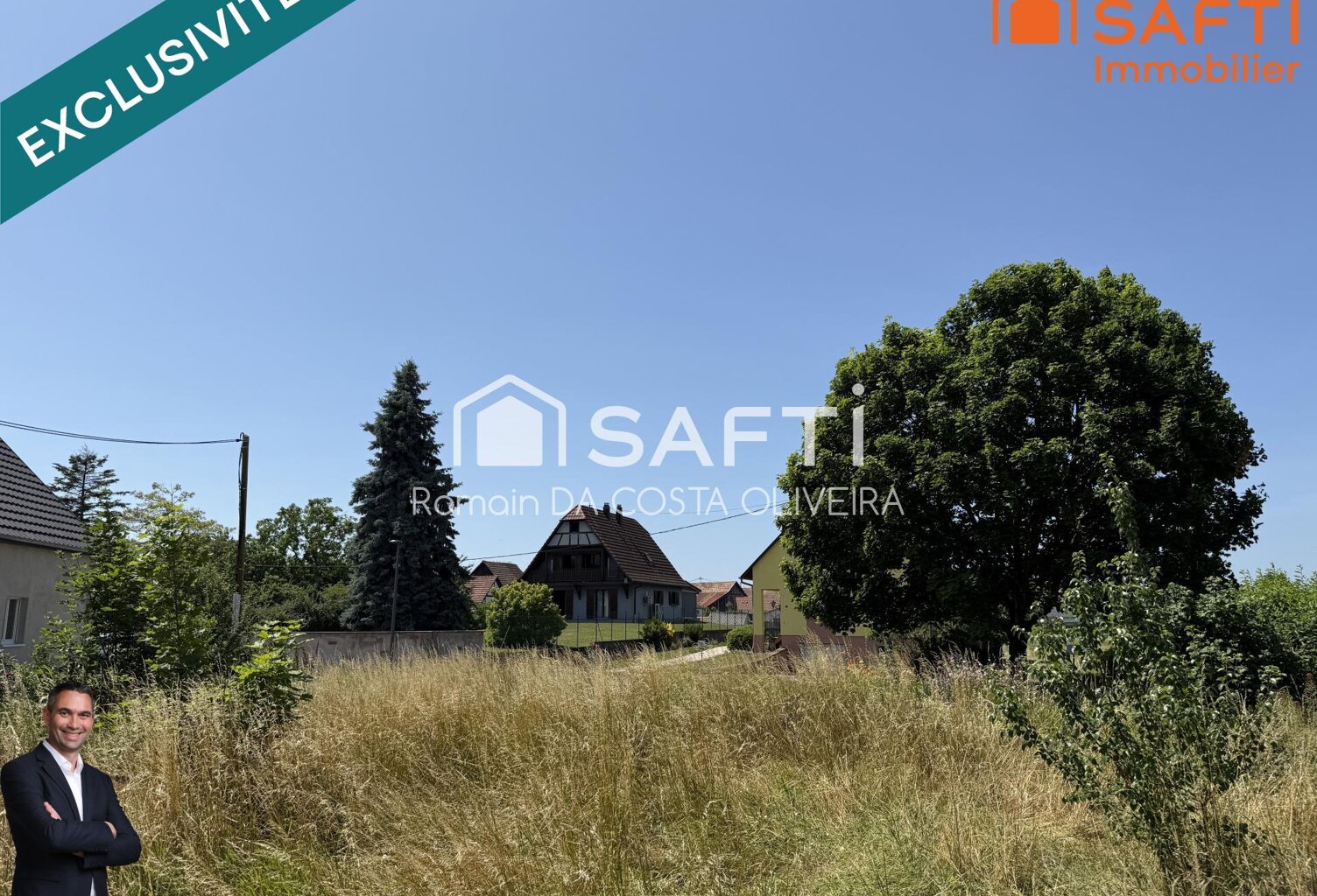 Superbe terrain constructible de 4,96 ares, libre de constructeur et hors lotissement ! — photo 1