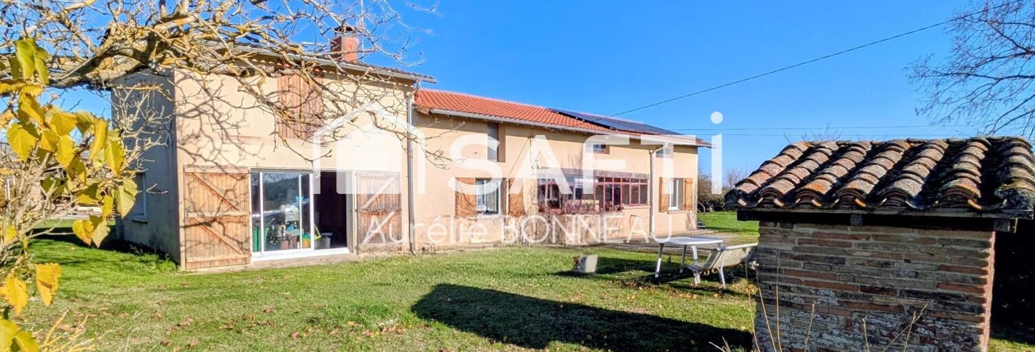 Maison 5 Pièces 130 m² à vendre à Escazeaux (82500)