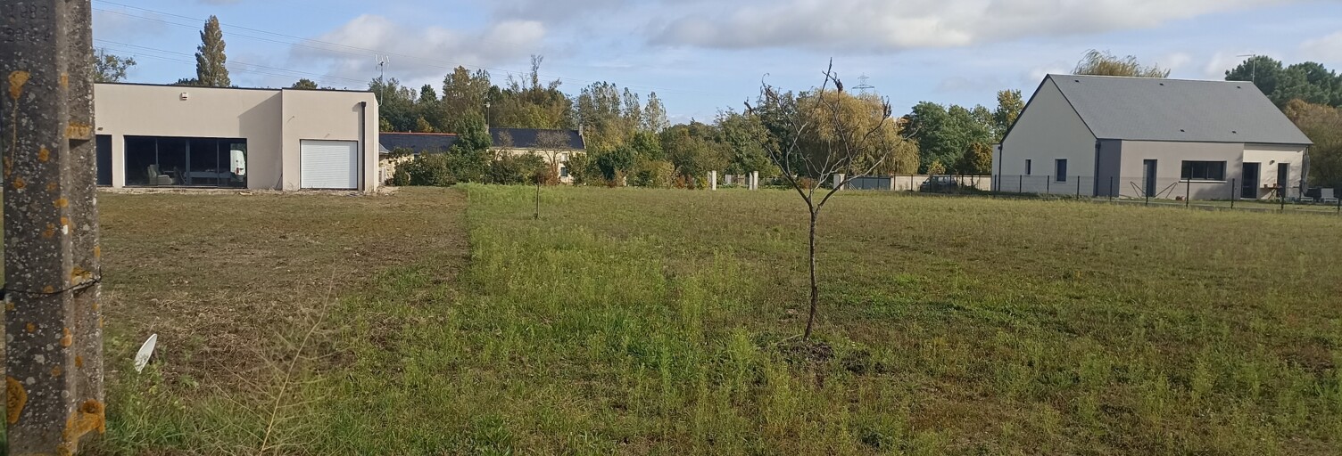 Terrain  1387 m² à vendre à Huismes (37420)